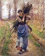Pearce, Charles Sprague The Woodcutter's Daughter china oil painting artist